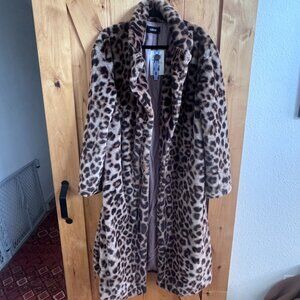 Cheetah print super soft Cider coat, XL, Never Worn